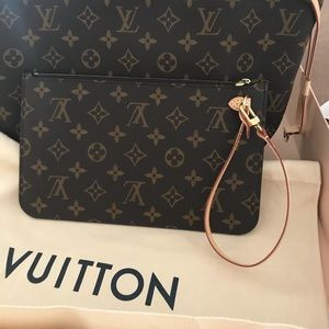 Louis Vuitton Neverfull pouch only!